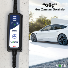 Vens Portexa 22kW 32A Mobile Sarj Cihazı
